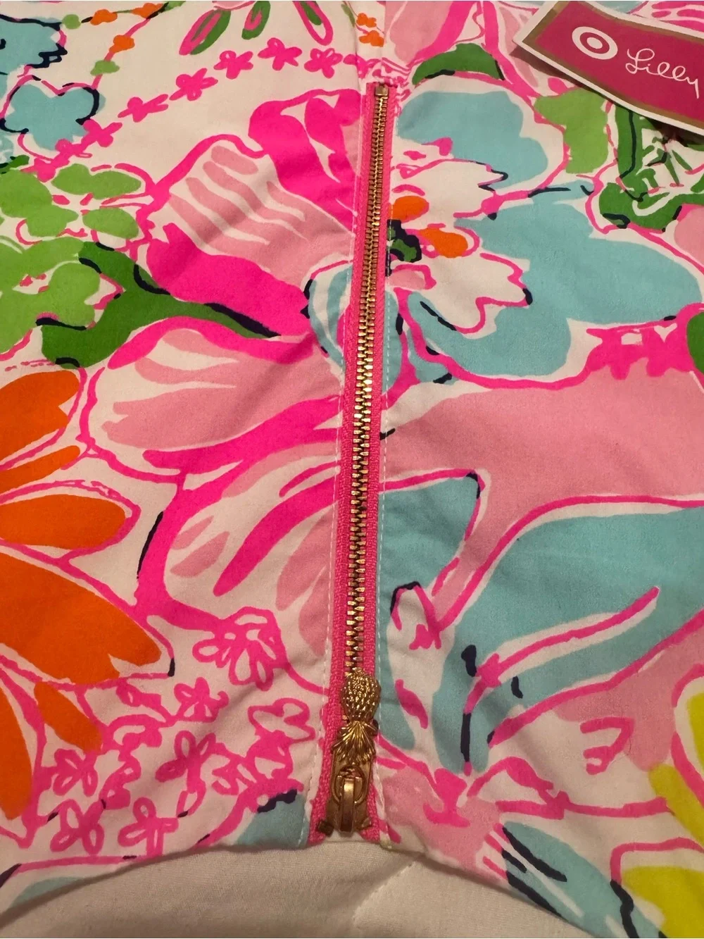 Lilly Pulitzer x Target Sleeveless Shift Dress - Pink Floral, girls Medium (7-8)